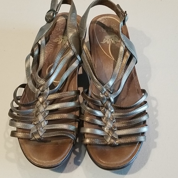 dansko metallic sandals